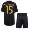 Officiële Voetbalshirt + Korte Broek Real Madrid Valverde 15 Derde 2023-24 - Kids